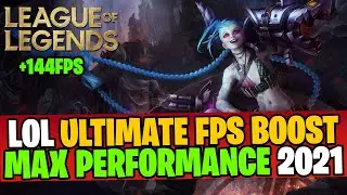 League of Legends How to BOOST FPS on Low End PC in 2021