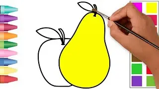 draw fruit for children, балдар үчүн жемиш тартуу, disegna frutta per i bambini,