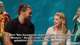 Aquaman Amber Heard Jason Momoa Röportajı [TR Altyazılı]