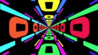 Fantastic Tunnel Retro Loop | Squares Theme OUT | 4K Background Video | Free Download