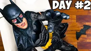 I Survived 50 Hours in Batmans Suit - Challenge