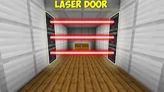 How to Make a Laser Door in Minecraft | Minecraft Bedrock Command Block Tutorial