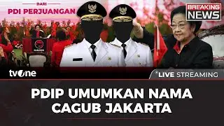 [BREAKING NEWS] Ketum PDIP Megawati Umumkan Bakal Calon Kepala Daerah Jakarta | tvOne