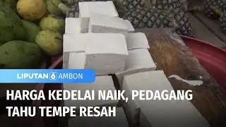 Harga Kedelai Naik, Pedagang Tahu Tempe Resah | Liputan 6 Ambon