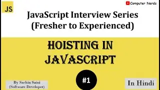 1. Hoisting in JavaScript (Interview Question) | JavaScript Interview questions in Hindi