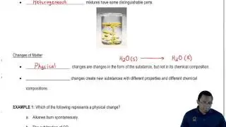Physical vs  Chemical Changes