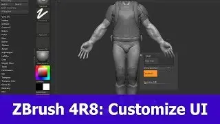 ZBrush 4R8 Custom UI