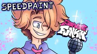 [☆Friday Night Funkin' | SpeedPaint - Senpai☆]