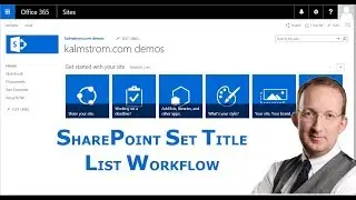 Create a SharePoint List Workflow that Sets a Title