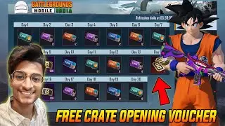 😍FREE DRAGON BALL PRIZE PATH VOUCHER CRATE OPENING IN BGMI & PUBG MOBILE