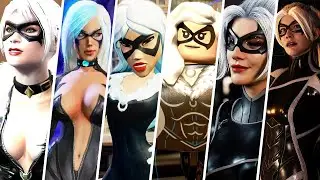 Black Cat Evolution in Spider Man Games (2000 - 2023) Marvel's Spider-Man 2