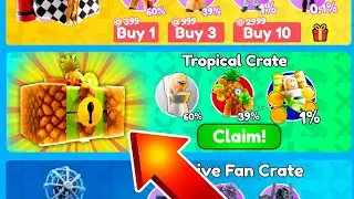 NEW TROPICAL CRATE IS COMING SOON 🍍 NEW GODLY AIRPLANE TOILET 🌴 - Roblox Toilet Tower Defense