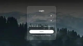 Login Form Design in HTML & CSS | How to Create a Login Form