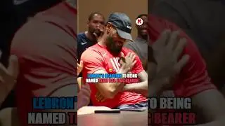 The moment LeBron James found out he’ll be the first 