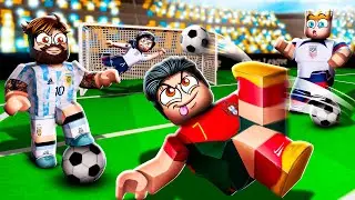 Roblox Super League Soccer vs Messi And Ronaldo!