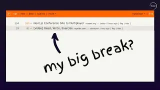 How I snuck onto the frontpage of Hackers News | Reacting to the Next.js conference signup page