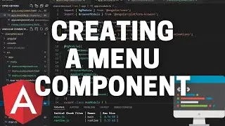 Creating a Menu Component in our Angular App! - Character Counting Site Angular