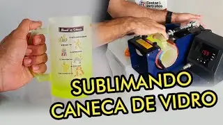 COMO SUBLIMAR CANECA DE CHOPP DE VIDRO