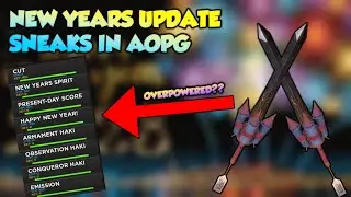 [AOPG] NEW YEARS SWORD SNEAKS IN AOPG | Roblox