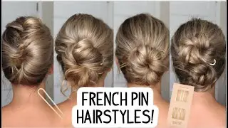 HOW TO: FRENCH PIN HAIRSTYLES FOR SUMMER - SHORT, MEDIUM & LONG HAIRSTYLES