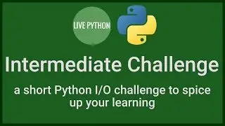 A challenge for intermediate-level Python learners (and a bit of channel news)