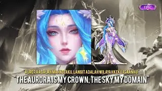 Voice Lines New Epic Skin AURORA, Veil Of The Celestials | Advance Server Update | MLBB