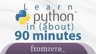 Learn Python in 90 Minutes (Older Video)