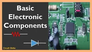 Basics Electronic Components with Symbols and Uses