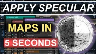 Blender 2.8 : Principled BSDF - Apply Specular Maps (In 5 Seconds!!!)