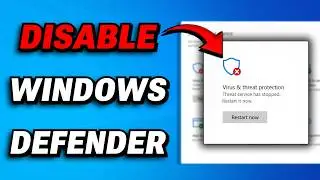 ⛔ Best Way To Turn Off or Disable Windows Defender in Windows 10