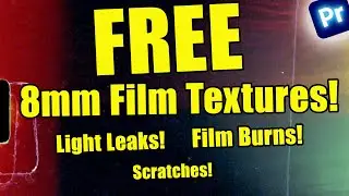 Download Free Film Burns, Light Leaks, & Scratches