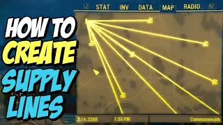 Fallout 4 How to Create Supply Lines (Connect Settlements)