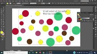 How to select objects of same color in Adobe Illustrator