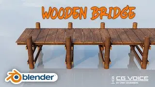 Create Wooden Bridge In Blender _ Blender Modeling