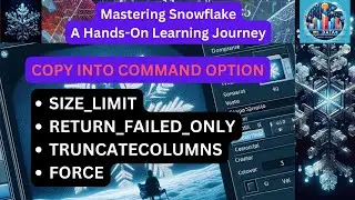 Snowflake | COPY INTO COMMAND | OPTION: - SIZE_LIMIT | RETURN_FAILED_ONLY | TRUNCATECOLUMNS | FORCE.