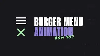 How To Create an Animated Burger Menu with HTML, CSS and JavaScript