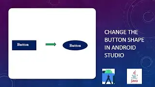 How to change Button Shape in Android Studio 2023 |