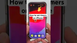 How To Set A Timer On iPhone!