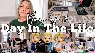 MOM OF 3 DAY IN THE LIFE | DIY PROJECT & HOBBY LOBBY HAUL | MEGA MOM