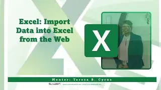 Excel - How to Import Data into Excel from Web