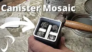 Forging Mosaic Canister Damascus