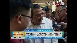 BT: Ilang malalaking pangalan at angkan sa politika, natalo sa eleksyon 2019