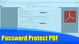 How to Protect PDF file with a Password in Adobe Acrobat DC