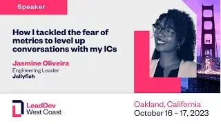 Jasmine Oliveira at LeadDev West Coast 2023