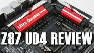 Gigabyte Z87 UD4 Motherboard Review Z87X UD4H 4670K 4770K 1150 Haswell