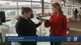 8th annual 'Ice Bar' kicks off at Grand Rapids Downtown Market