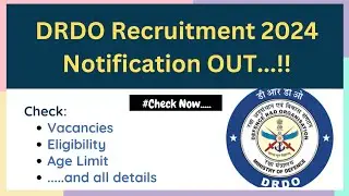 DRDO Recruitment 2024: Apply Now for Consultant Post