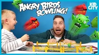 Angry Birds Movie Board Game Challenge & Unboxing! KidCity