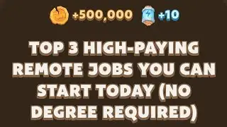 Top 3 High-Paying Remote Jobs You Can Start Today (No Degree Required) | Memefi Youtube video code