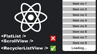 #3 - Recycler List VIew - React Native